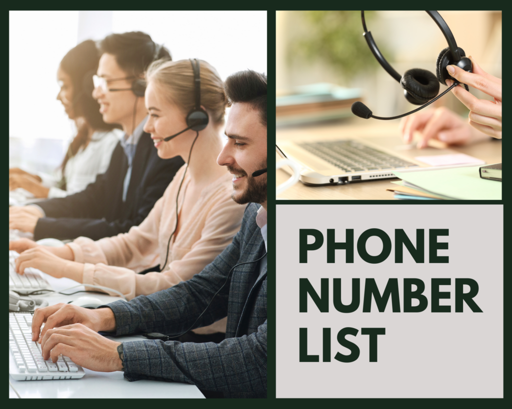 Phone Number List